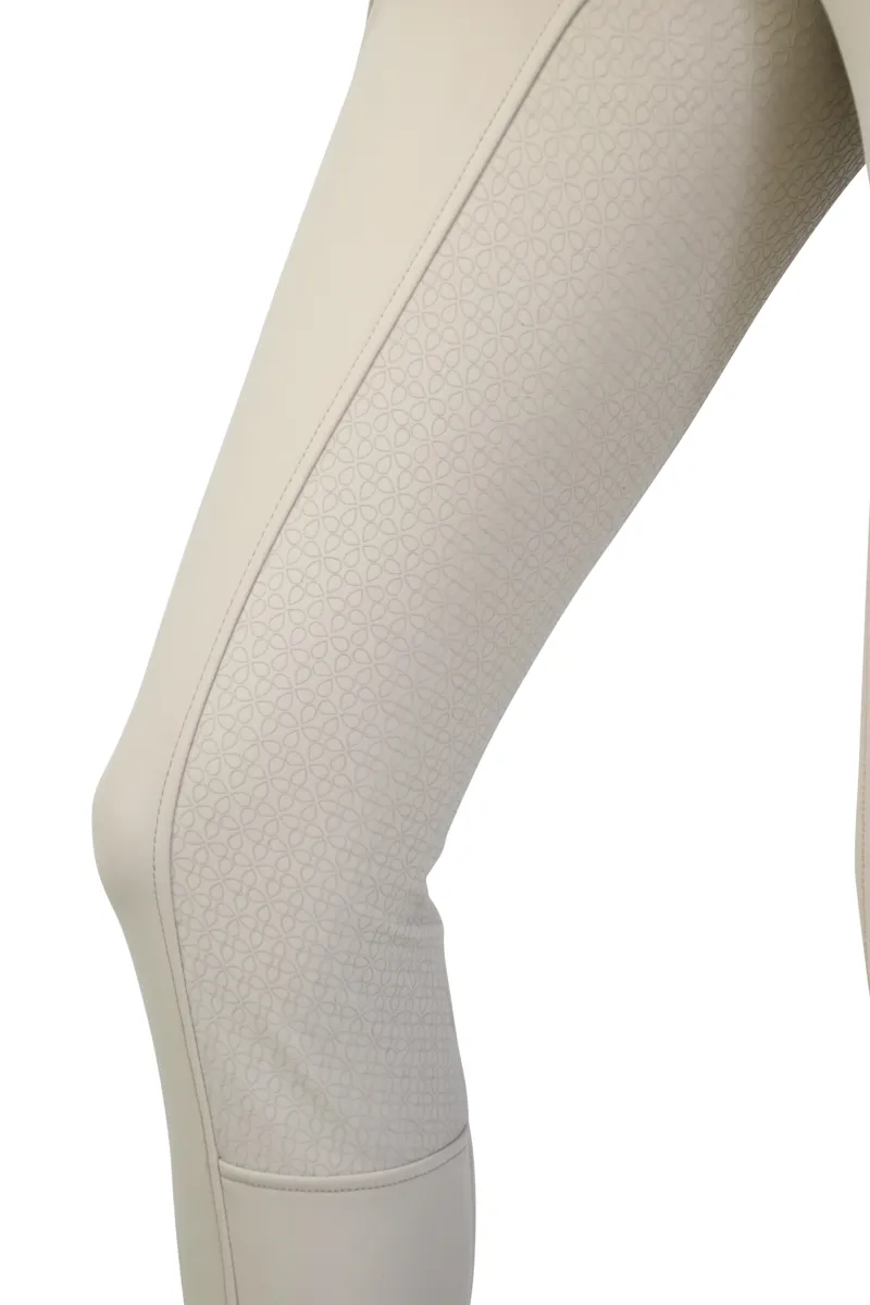 Hy Equestrian Arctic Polar Softshell Breeches - Beige-3